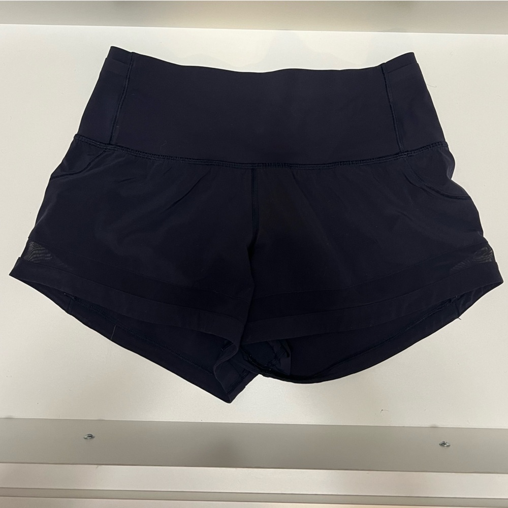 Lululemon high rise athletic shorts